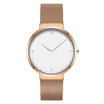 Mode-Legierung verbinden der Quarz-Armbanduhren der Quarz-Uhr-Minimalist-Männer