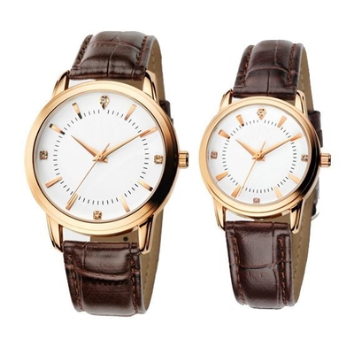 Klassische Liebhaber arbeiten Uhr-Geschäft Retro- Diamond Japan Movement Watch um