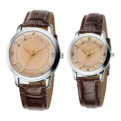 Klassische Liebhaber arbeiten Uhr-Geschäft Retro- Diamond Japan Movement Watch um