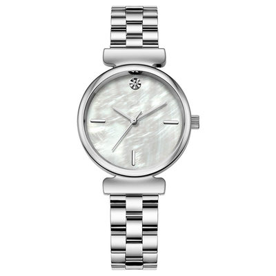 Keine Stahlschnalle Skala-Wasser-Bohrgerät-Frauen-Quarz-Uhr-Durchmessers 26.5mm
