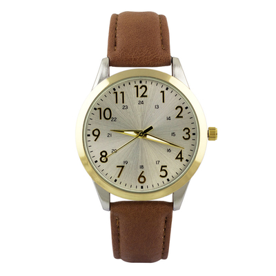 Bügel-Galvanisierungskasten der Quarz-Legierungs-zufälliger lederner Uhr-17mm für Famale
