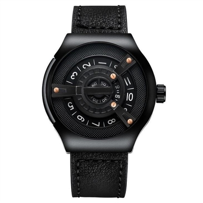 Wasserdichter der Legierungs-3BAR Kasten Quarz-Armbanduhr-Mineral-des Glas-13mm