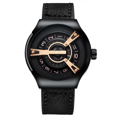 Wasserdichter der Legierungs-3BAR Kasten Quarz-Armbanduhr-Mineral-des Glas-13mm