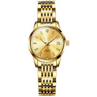 Diamond Watch Interchangeable Strap Alloy-Fall der mechanischen Frauen
