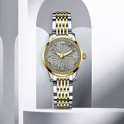 Diamond Waterproof Woman Modern Sophisticate-Uhr-mechanisches Geschäft