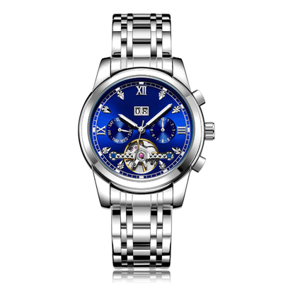 Der Tourbillon-Kalender-automatische mechanische Uhr Geschäfts-Timer Moonphase-Männer