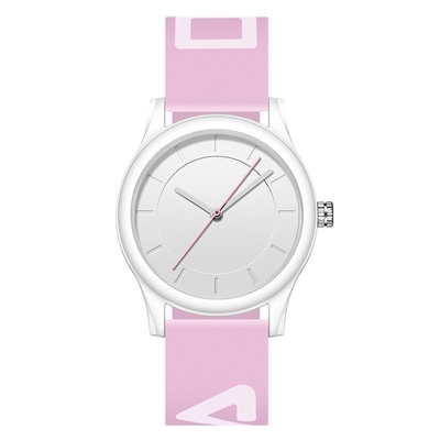 Zufällige Stärke-Acrylspiegel der Silikon-Bügel-Uhr-Sport-Armbanduhr-10mm