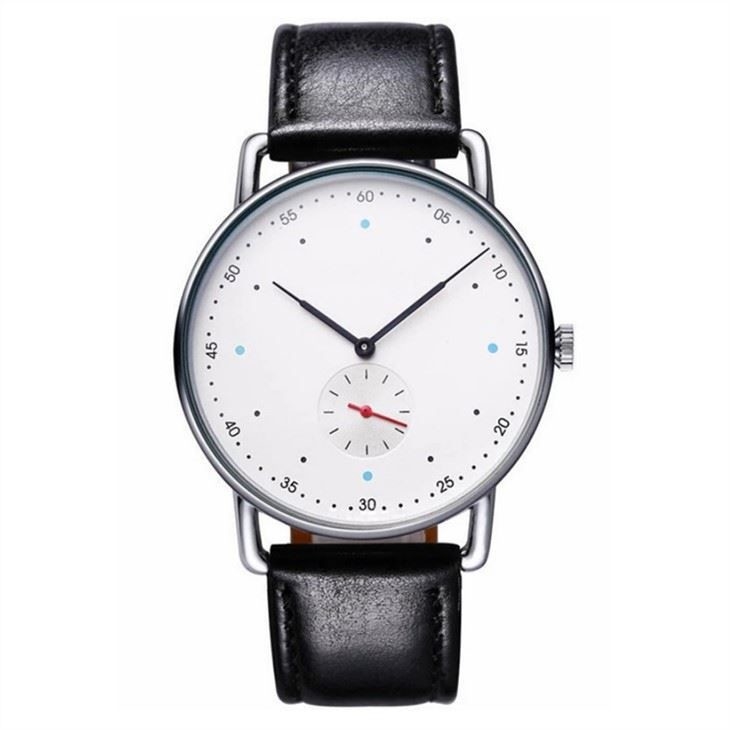 Kasten-Größen-Leder-Sport-Uhrenarmbänder der Soem-Retrostil-Männer Digitaluhr-40mm