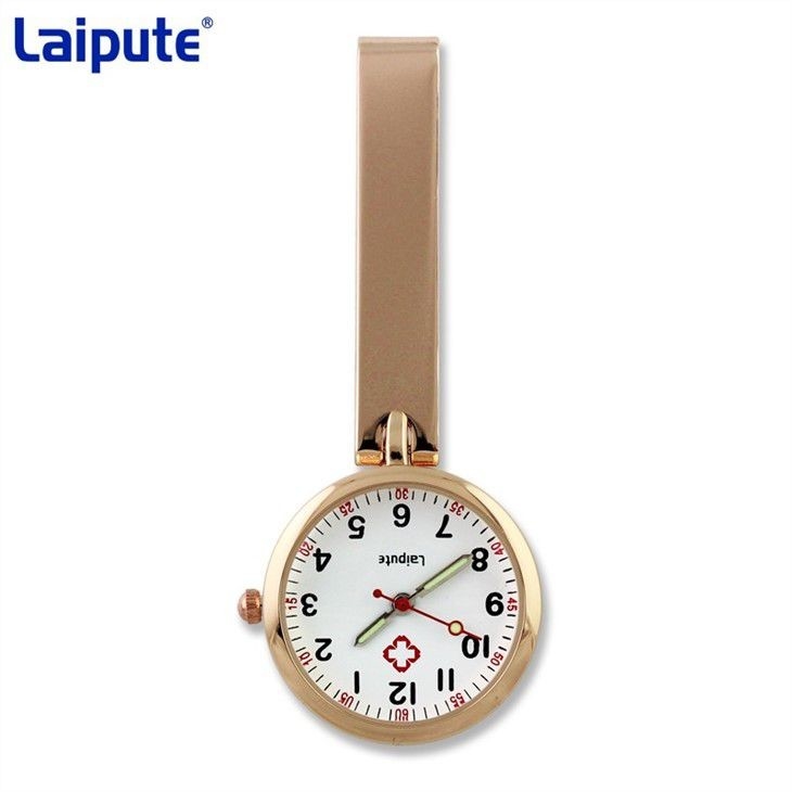 Runde Skala pflegt Clip auf Taschenuhr-Pin Buckle Chest Watch For-Krankenschwestern
