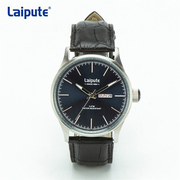 Die Chronograph-Lederband-Kalender-Uhr der Pantone-Farbmänner