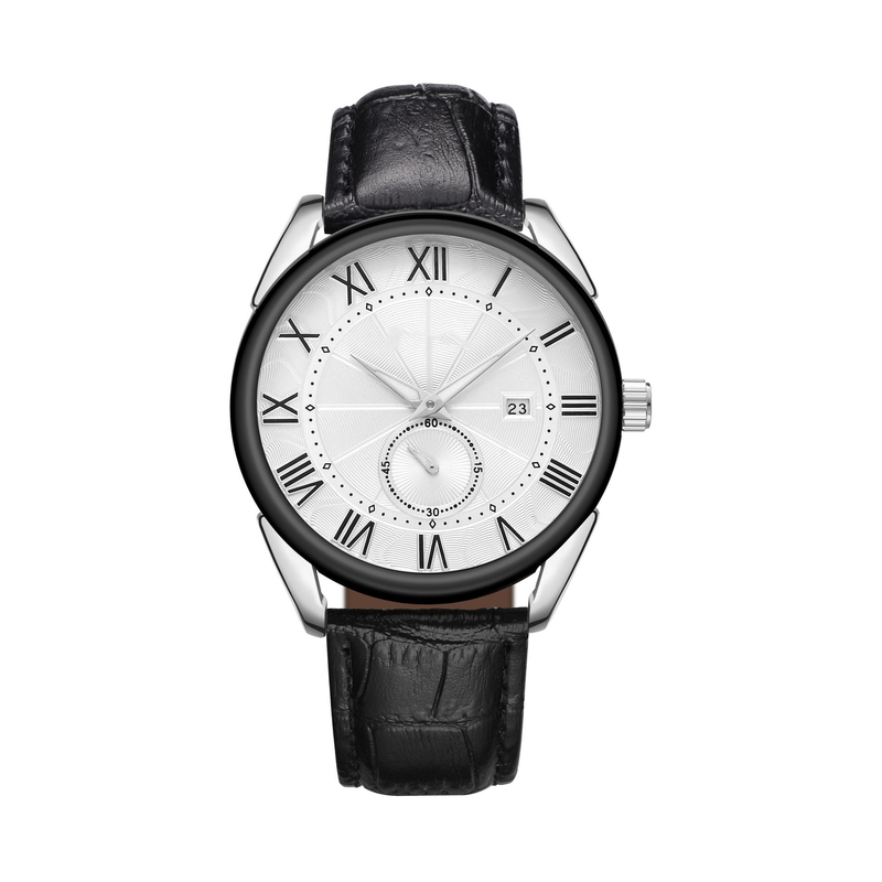 Die ledernen wasserdichten Quarz-Armbanduhr-Mode-Farbder männer der Legierungs-3atm Uhren