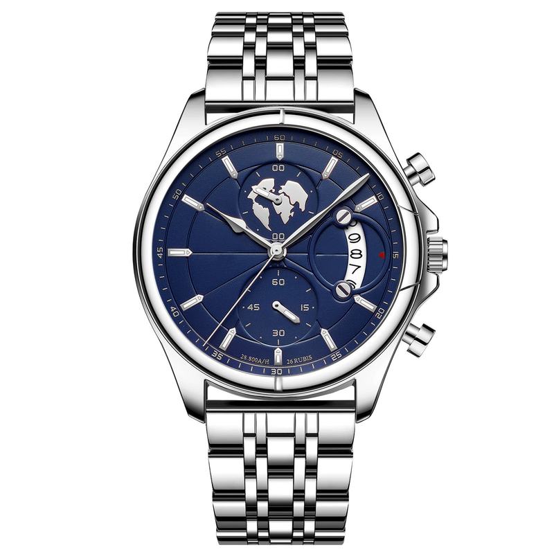 Sport-Art-rostfreie Bügel-Uhr-große Skala-Quarz-Armbanduhren für Männer
