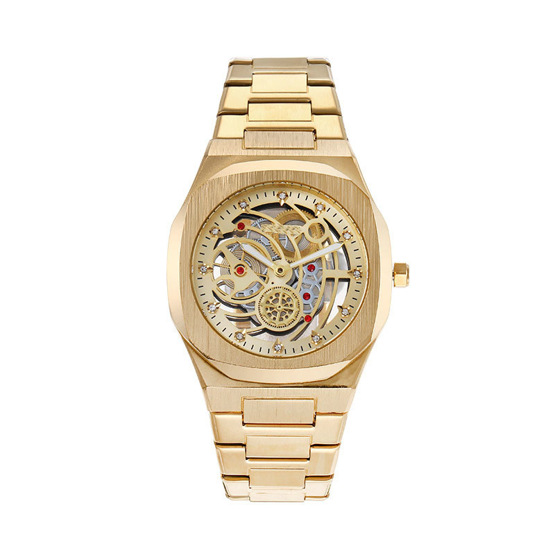 Zeiger-Edelstahl-Quarz-Armbanduhr mit 20mm Bandbreite für Zeit-Anzeige