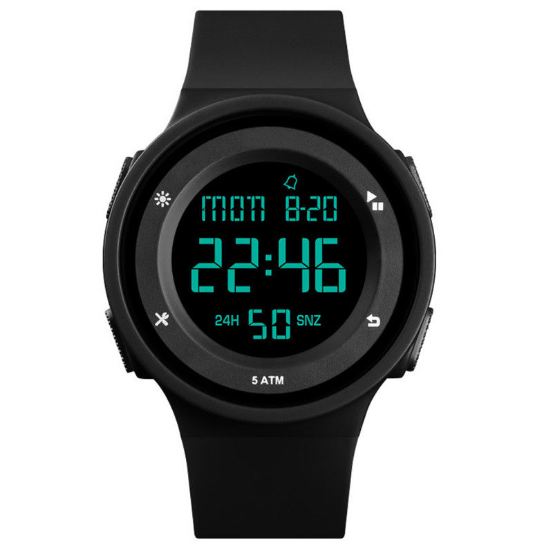 Die Uhr-Silikon-Sport-Uhr der Sport-Silikon-mehrfunktionalen ultradünnen Paare