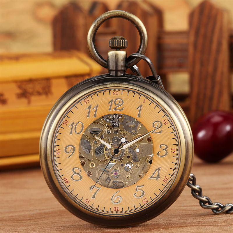 Wasserdichte Sammlungs-Quarz-Taschen-Uhr Sapphire Material der Weinlese-1ATM