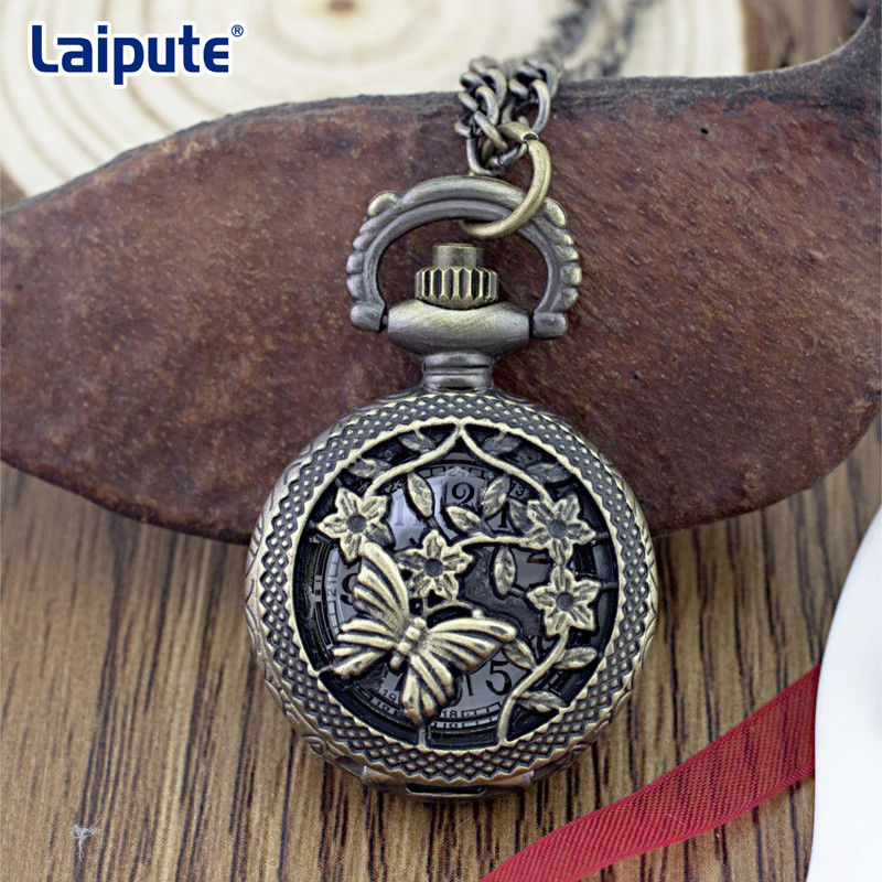 ROHS genehmigte Weinlese-silberne Taschen-Uhr, leuchtende Weinlese Elgin Pocket Watch